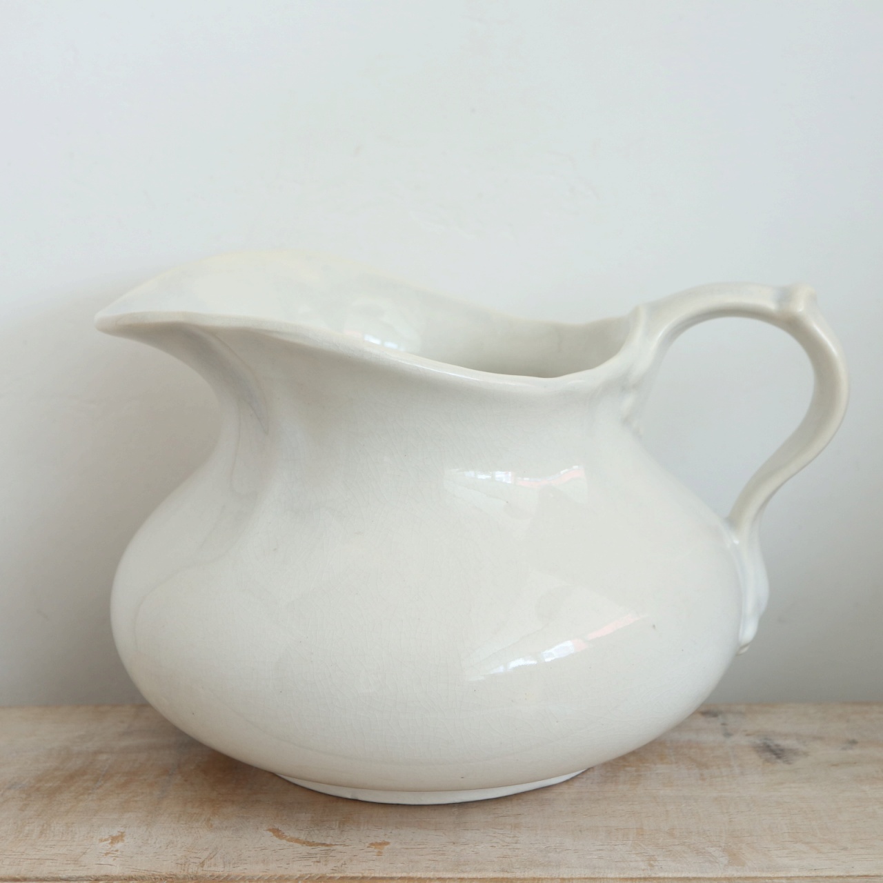 アンティーク ピシェ フランス クレイユモントロー製 Creil Montereau