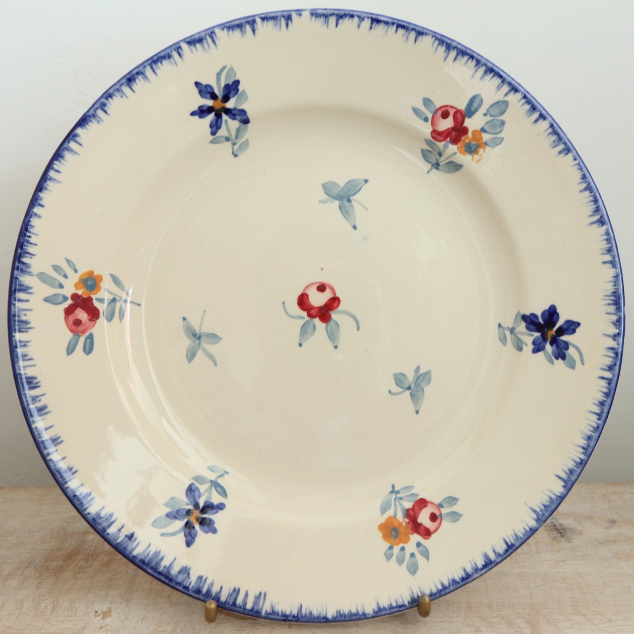 フランスアンティーク　DIGOIN サルグミンヌ　マリールーの大皿　美品 アンティークプレート | ディゴワン＝サルグミンヌ マリールー