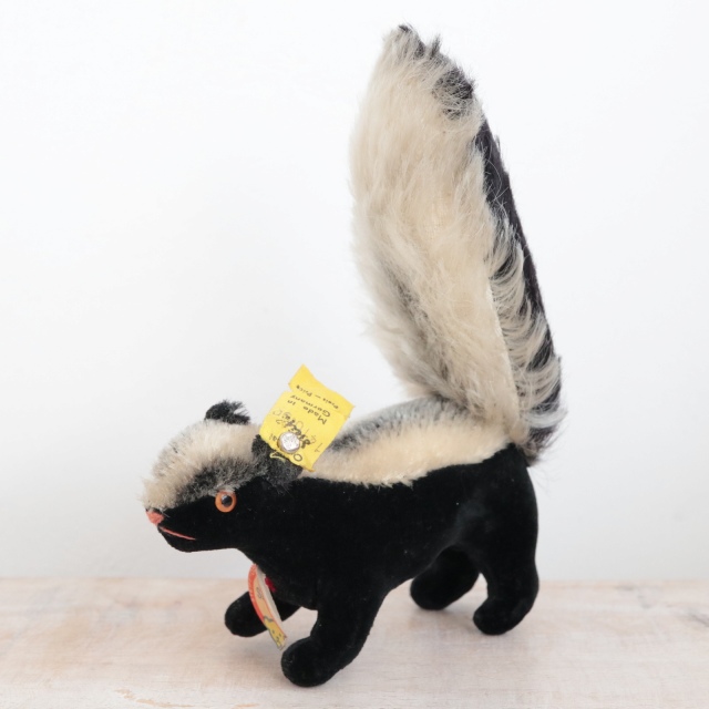 アンティーク シュタイフ スカンク Steiff Skunk 10cm