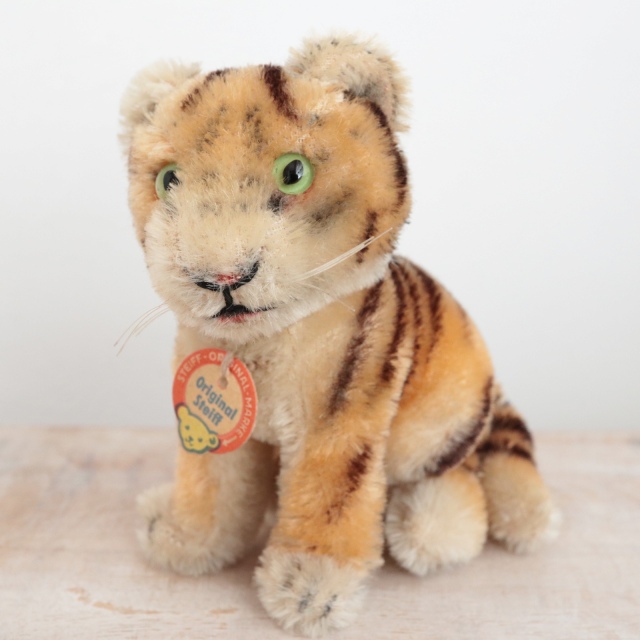 アンティーク シュタイフ トラ Steiff Tiger 10cm