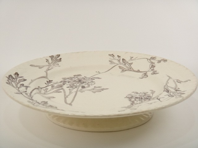 アンティークコンポティエ MAGENTA Creil et Montereau製