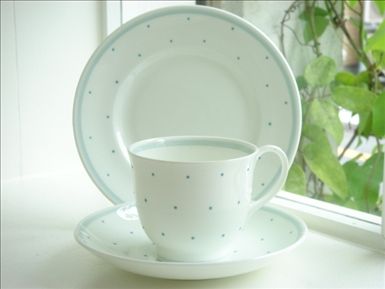 スージークーパー ブルー水玉 ティートリオ