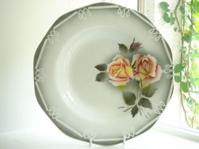 アンティークスーププレート ODILE