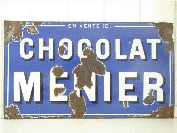 CHOCOLAT MENIER アンティーク看板