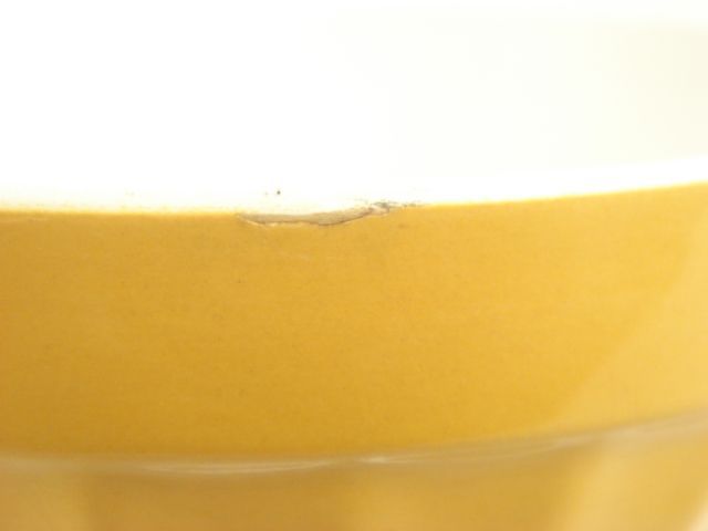 アンティークカフェオレボウル オレンジ Digoin ディゴワン