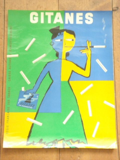 GITANES ビンテージポスター サヴィニャック