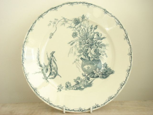 アンティーク皿 KG Luneville CHAMPETRE