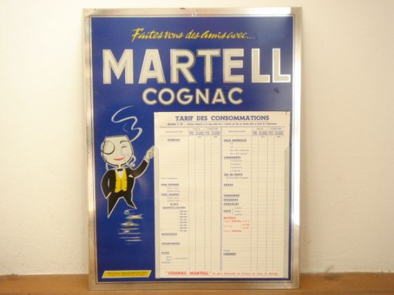 ビンテージ看板 MARTELL COGNAC