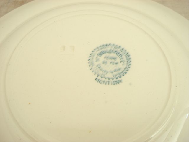 アンティークデザート皿 Choisy le Roi MONTIGNY