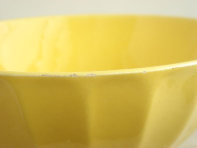 アンティークカフェオレボウル 黄色 Digoin & Sarreguemines