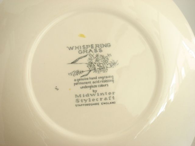ミッドウィンター MIDWINTER Whispering Grass デザート皿