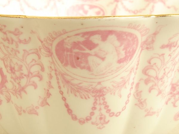 Wileman ワイルマン ピンクカメオ Cameo シュガーボウル