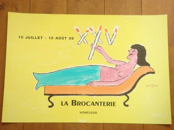 サヴィニャックポスター LA BROCANTERIE
