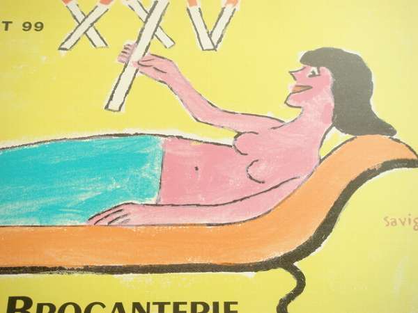 サヴィニャックポスター LA BROCANTERIE