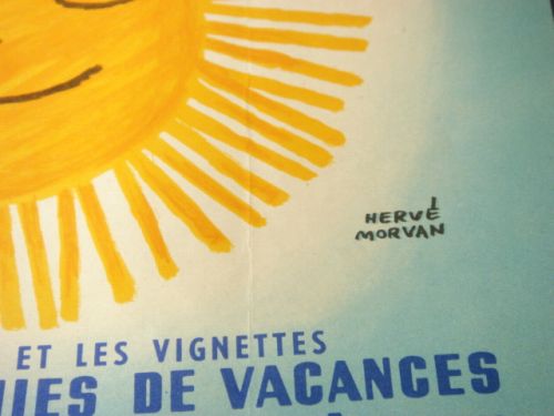 Jeunesse au plein air1963 ビンテージポスター エルベ・モルバン