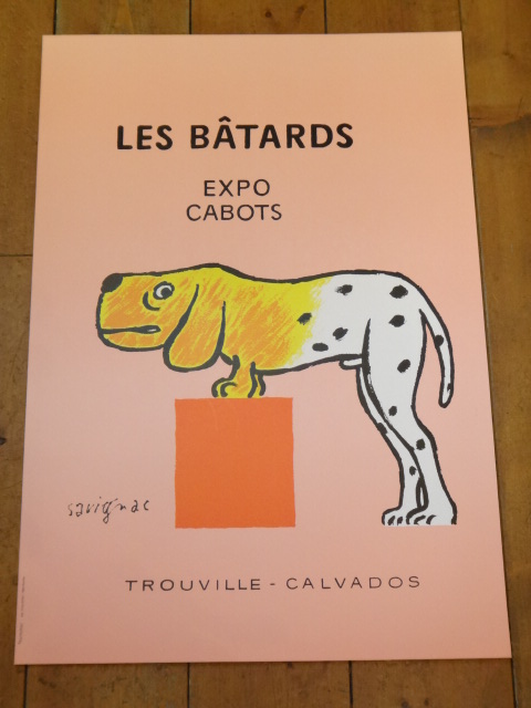 サヴィニャック オリジナルポスター LES BATARDS EXPO CABOTS