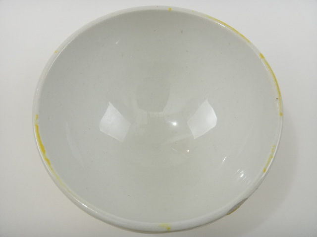 スカラップのアンティークプチボウル　Digoin & Sarreguemines製