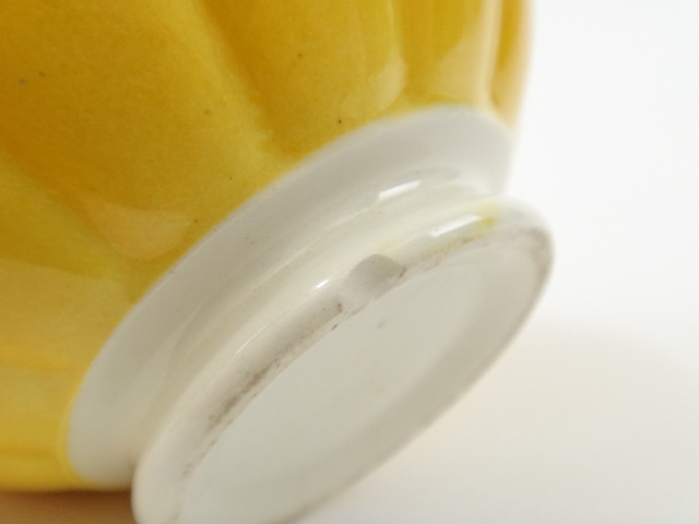 スカラップのアンティークプチボウル　Digoin & Sarreguemines製