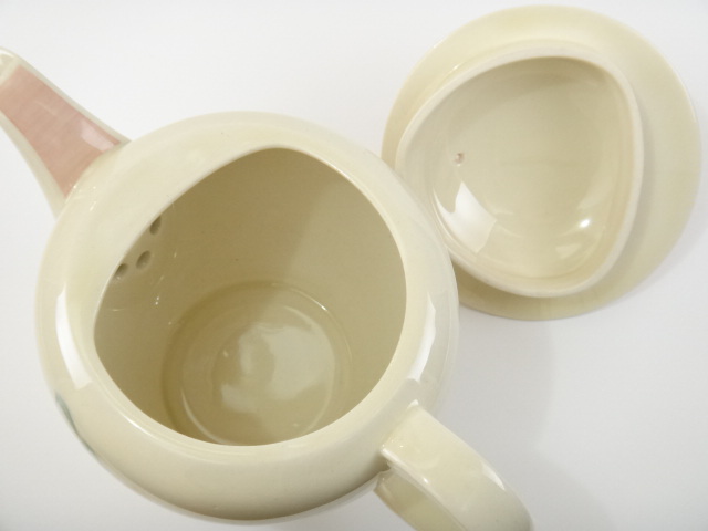 スージークーパー ピンク フローラル ティーポット