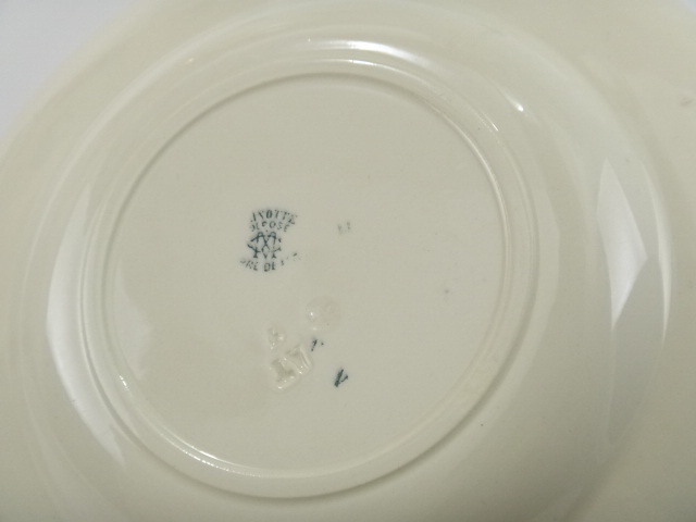 フランス アンティーク スープ皿 モントロー LINOTTE Creil et Montereau製