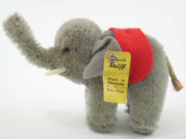 アンティーク シュタイフ ゾウ Steiff Elephant 7cmサイズ
