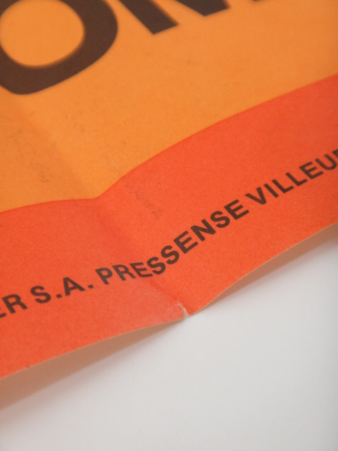 エルベ・モルバン FOIRE DE LYON 1980年 ビンテージポスター