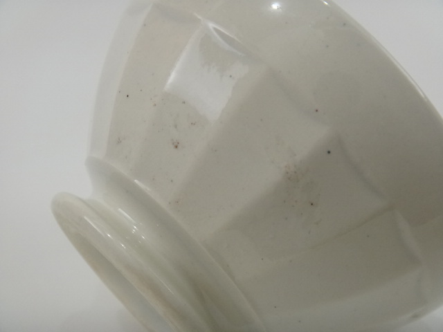 フランス アンティーク カフェオレボウル 白 Sarreguemines & Digoin製