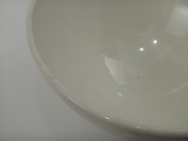 フランス アンティーク カフェオレボウル 白 Sarreguemines & Digoin製