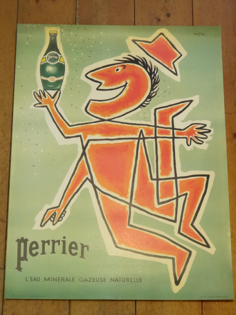 サヴィニャック ペリエ ポスター Savignac Perrier
