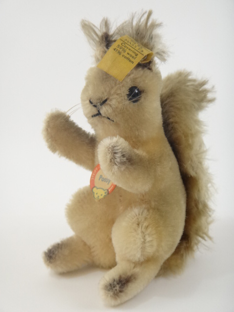 アンティーク シュタイフ リス Steiff Possy 14cmサイズ