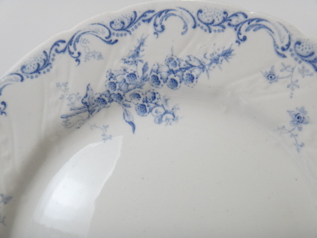 フランス アンティーク皿 Madelon KG Luneville製