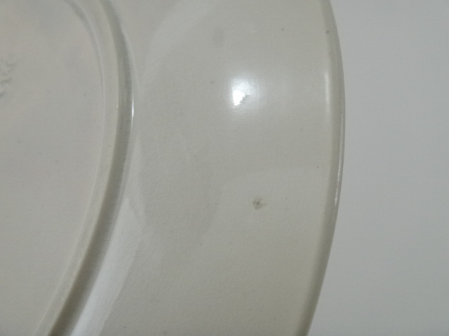 フランス アンティーク皿 PRETORIA U&C SARREGUEMINES製