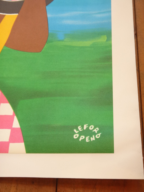 ルフォール・オプノ ヴィンテージポスター VICHY Lefor Openo