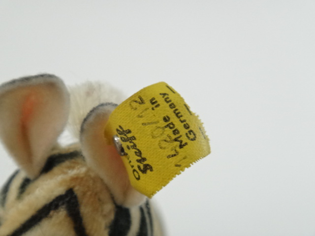アンティーク シュタイフ シマウマ Steiff Zebra 12cmサイズ