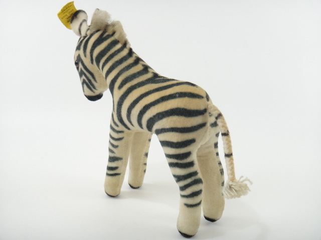 アンティーク シュタイフ シマウマ Steiff Zebra 12cmサイズ