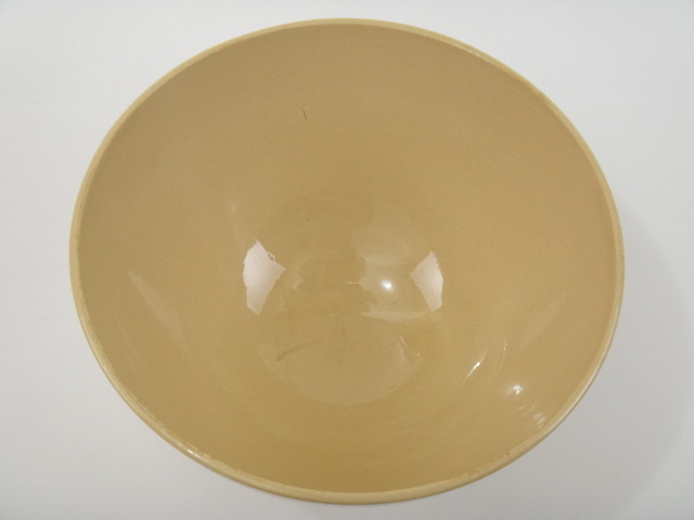 フランス アンティーク カフェオレボウル 水玉ステンシル Badonviller製