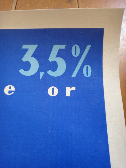 ルフォール・オプノ ヴィンテージポスター Lefor Openo RENTE 3.5%