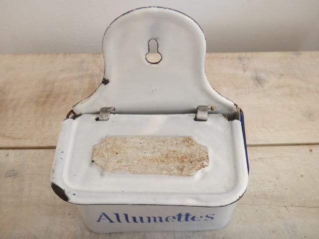 フランス アンティーク アリュメット 缶 ALLUMETTES