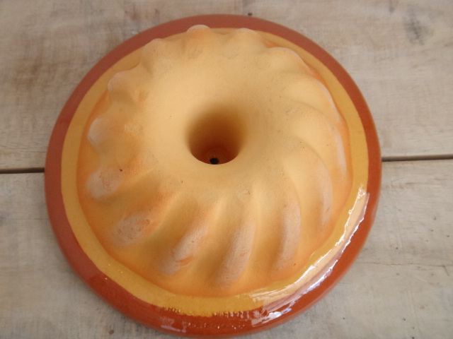 アルザス スフレンハイム焼き 陶器製 クグロフ型 無地 Mサイズ 16cm