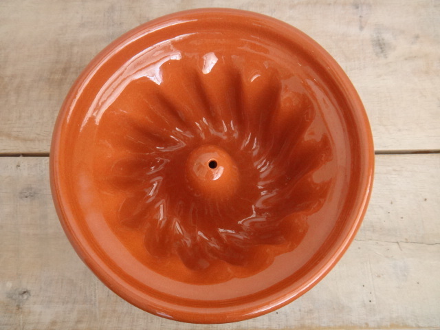 アルザス スフレンハイム焼き 陶器製 クグロフ型 無地 Mサイズ 16cm