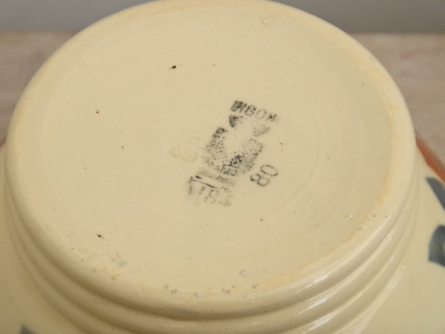 フランス アンティーク カフェオレボウル Digoin製