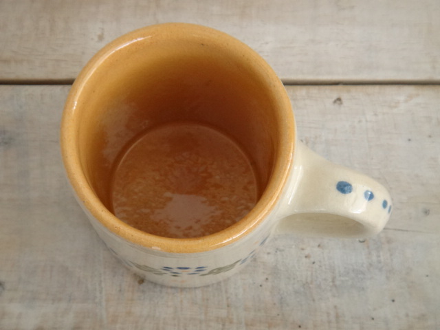 アルザス地方 スフレンハイム焼き 花 マグカップ