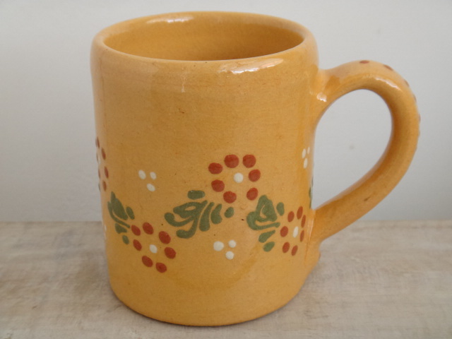 アルザス地方 スフレンハイム焼き 花 マグカップ