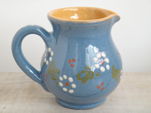 アルザス地方 スフレンハイム焼き 花 小さなピッチャー