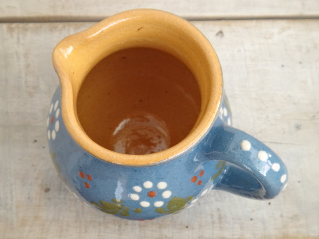 アルザス地方 スフレンハイム焼き 花 小さなピッチャー