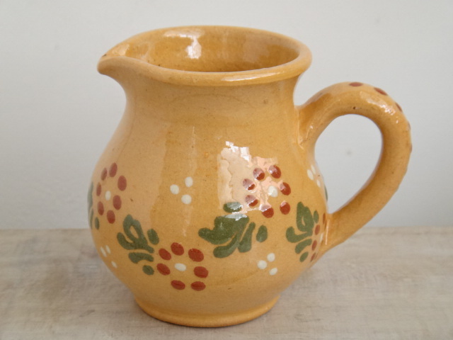 アルザス地方 スフレンハイム焼き 花 小さなピッチャー