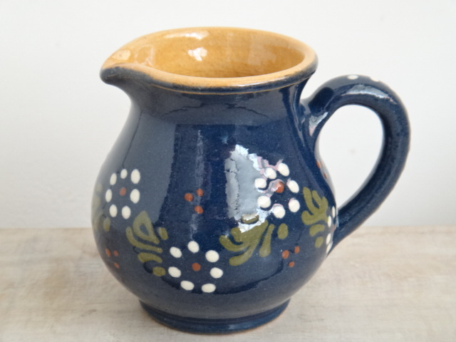 アルザス地方 スフレンハイム焼き 花 小さなピッチャー