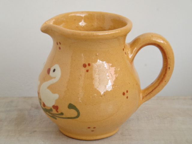 アルザス地方 スフレンハイム焼き 3羽のアヒル 小さなピッチャー