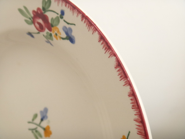 フランス アンティーク 深皿 DIDIER SARREGUEMINES 製