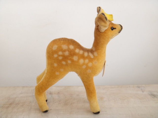 アンティーク シュタイフ シカ Steiff FAWN 12cmサイズ